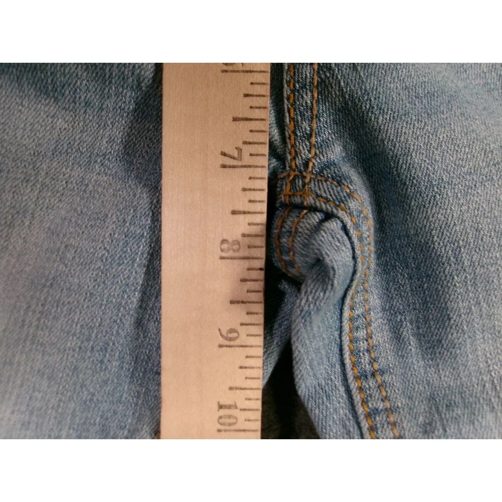 Justice Jeans Shorts Girls 14 Light Blue Distressed Frayed Causal Summer